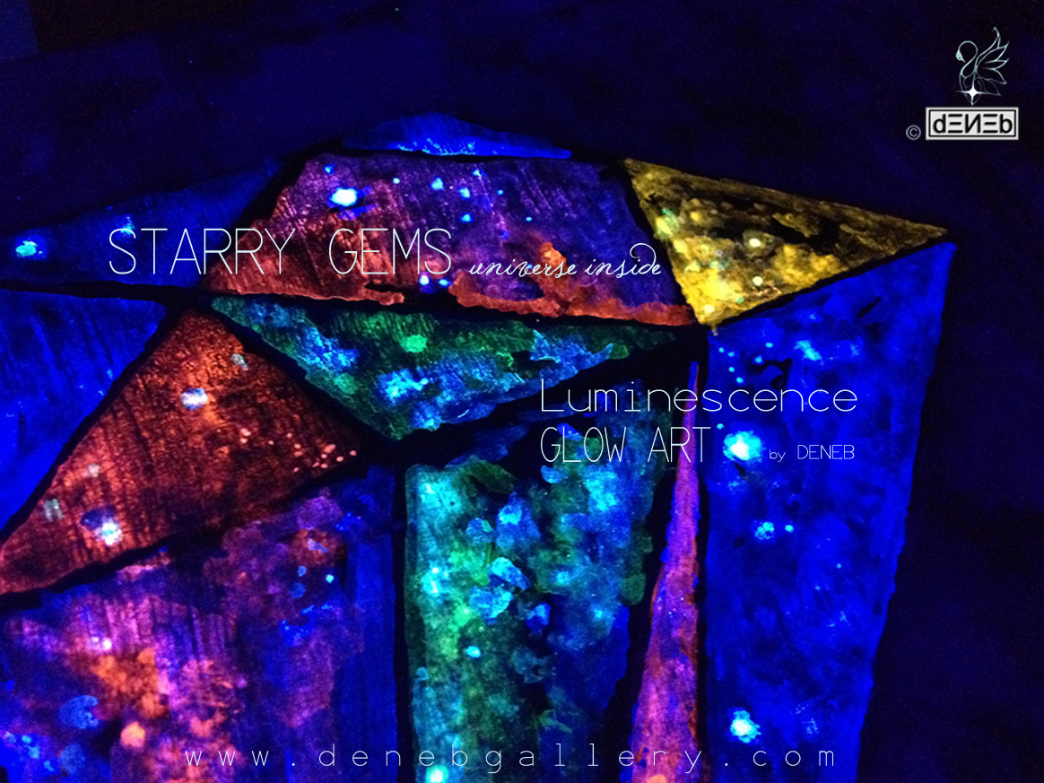STARRY GEMS - UNIVERSE INSIDE, dipinti di Deneb Arici